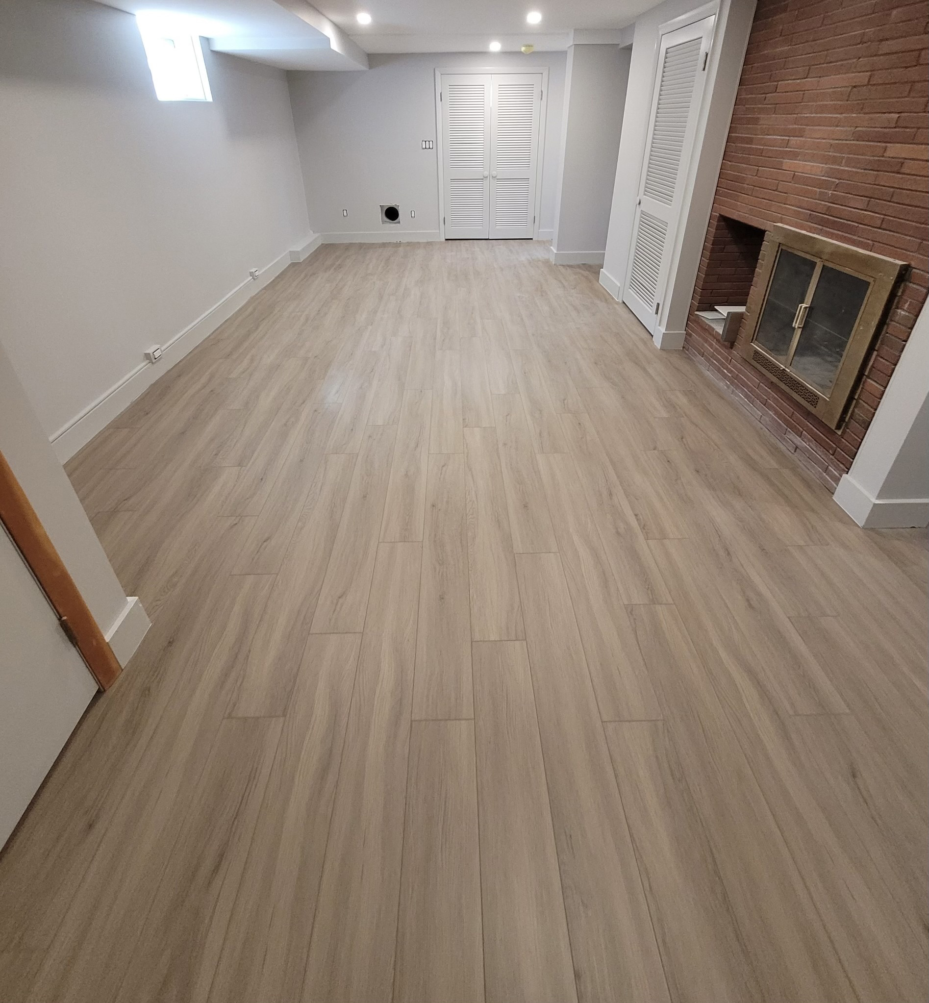 Wood-Flooring-Basement